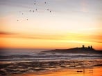 Sunset on the beach